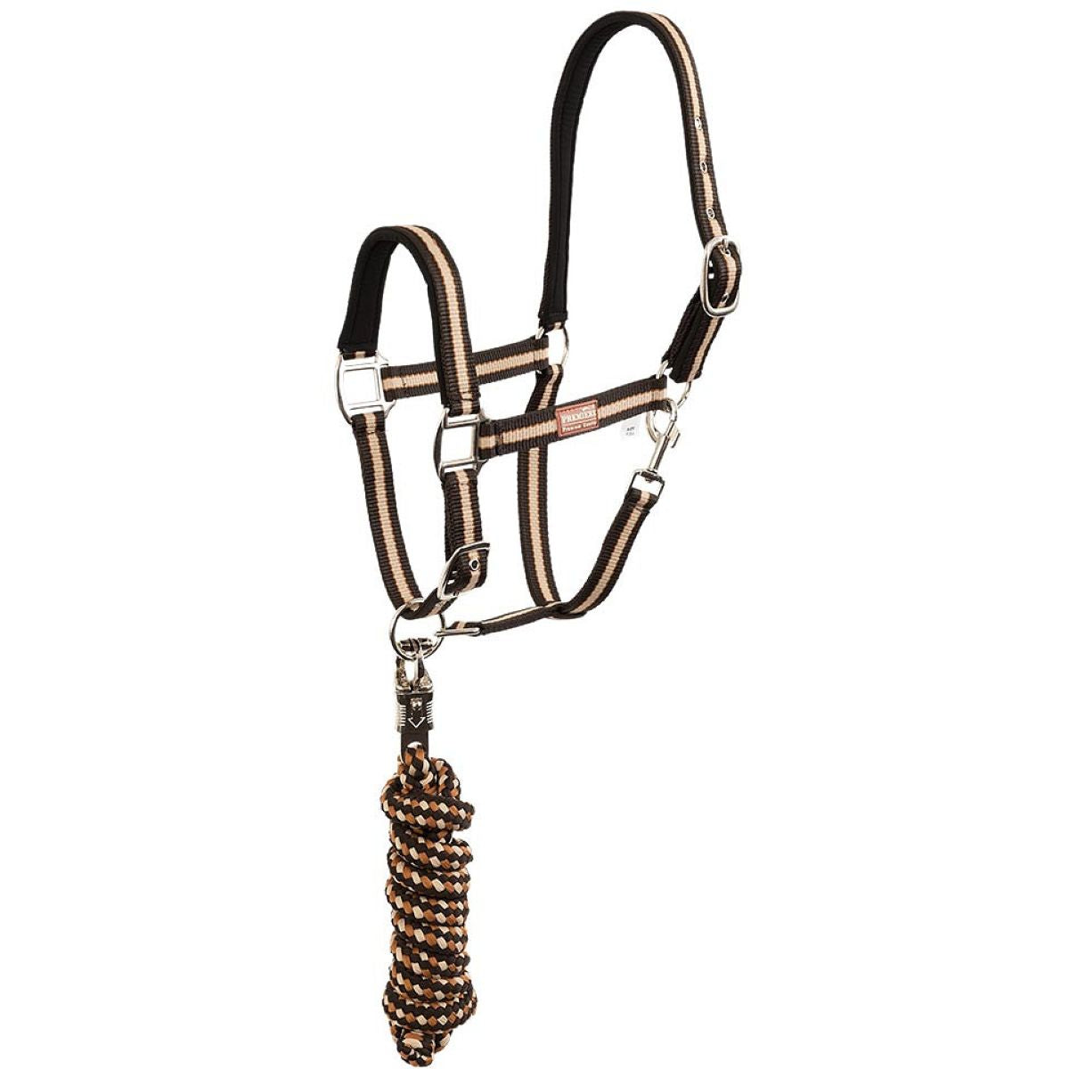 Premiere Set Cavezza AW25 con Gancio di Panico Turkish Coffee
