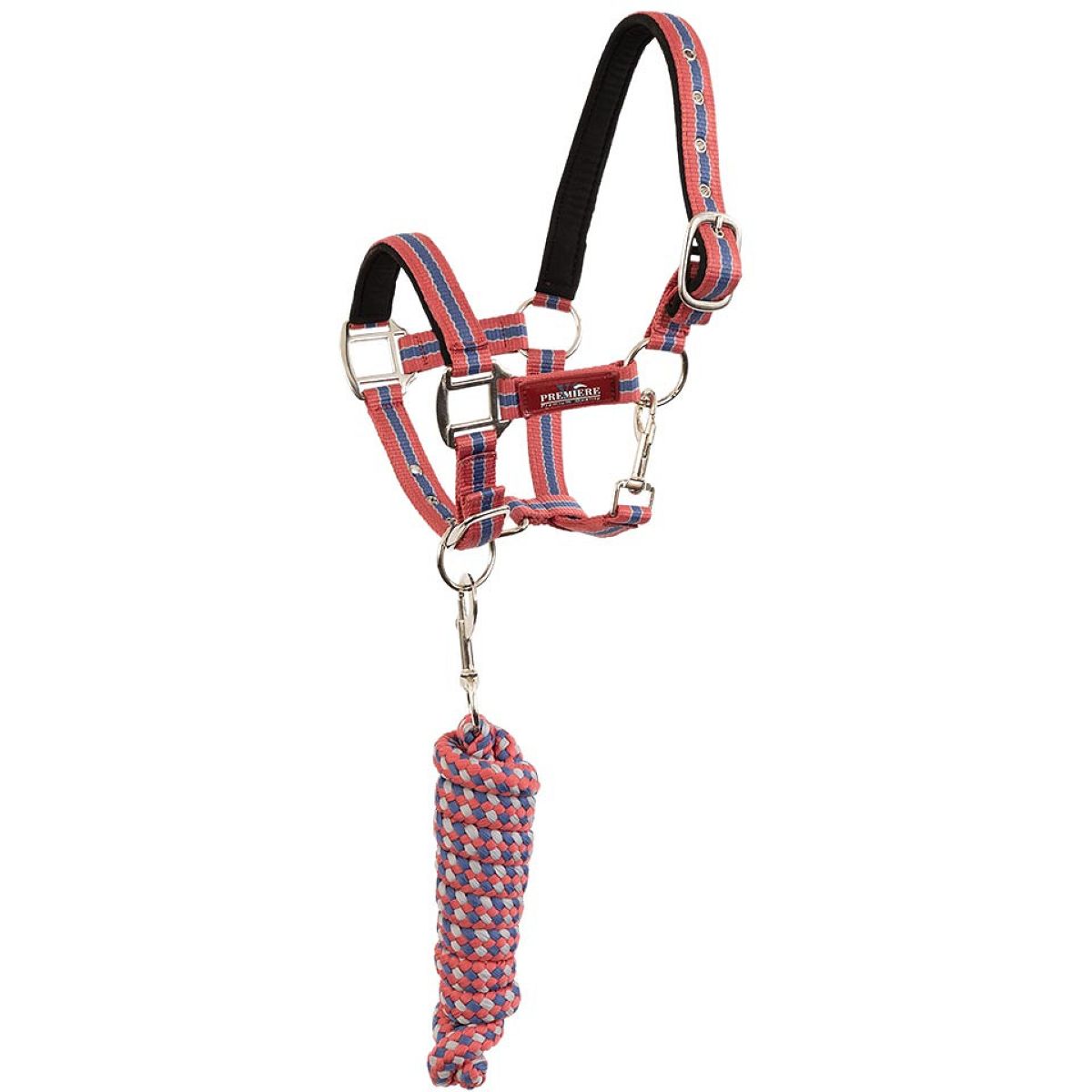 Premiere Set Cavezza AW25 XS con Moschettone Slate Rose