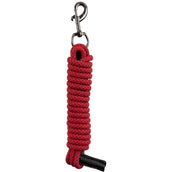 BR Corda per cavezza AW25 Knotted con Moschettone Rosso Tango