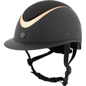 BR Casco da equitazione Theta Plus Painted Glitter Nero/Rosa