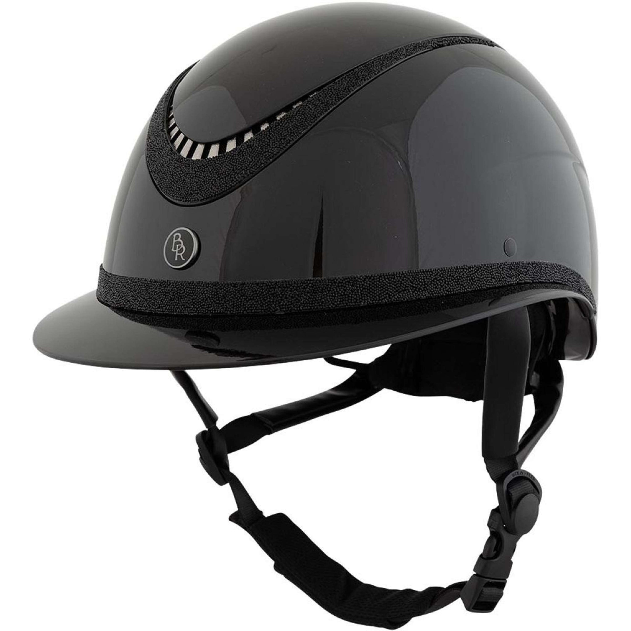 BR Casco da equitazione Theta Radiant Nero/Canna di fucile