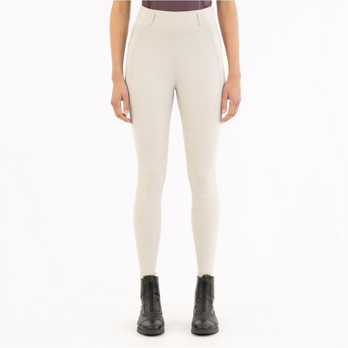 BR Leggings da Equitazione Ilana Full Grip Chateau Grey