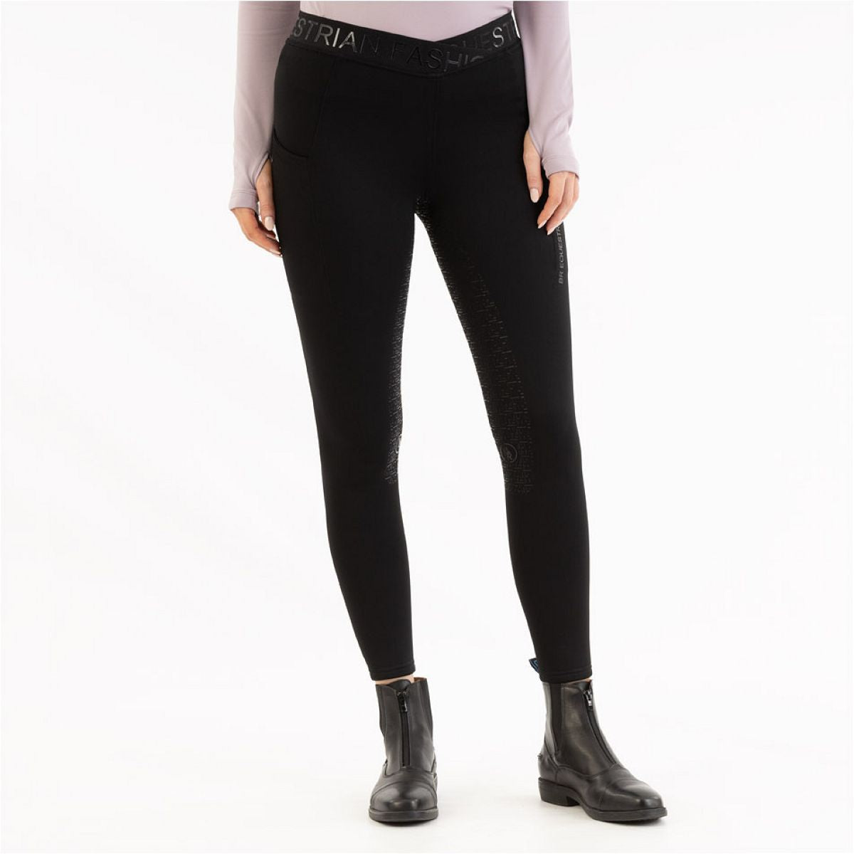 BR Leggings da Equitazione AW25 Jesslynn Sedere in Silicone Donna Meteorite