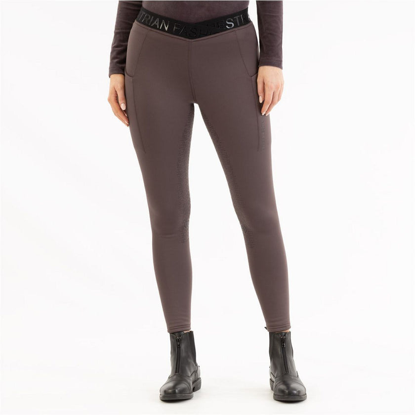 BR Leggings da Equitazione AW25 Jesslynn Sedere in Silicone Donna Raisin BR Leggings da Equitazione AW25 Jesslynn Sedere in Silicone Donna Raisin
