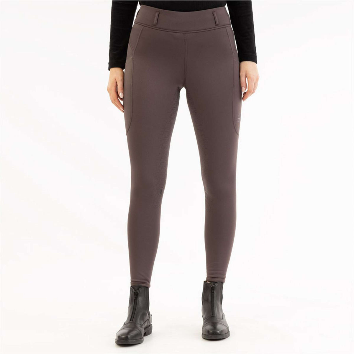 BR Leggings da Equitazione AW25 Jolie Sedere in Silicone Donna Raisin