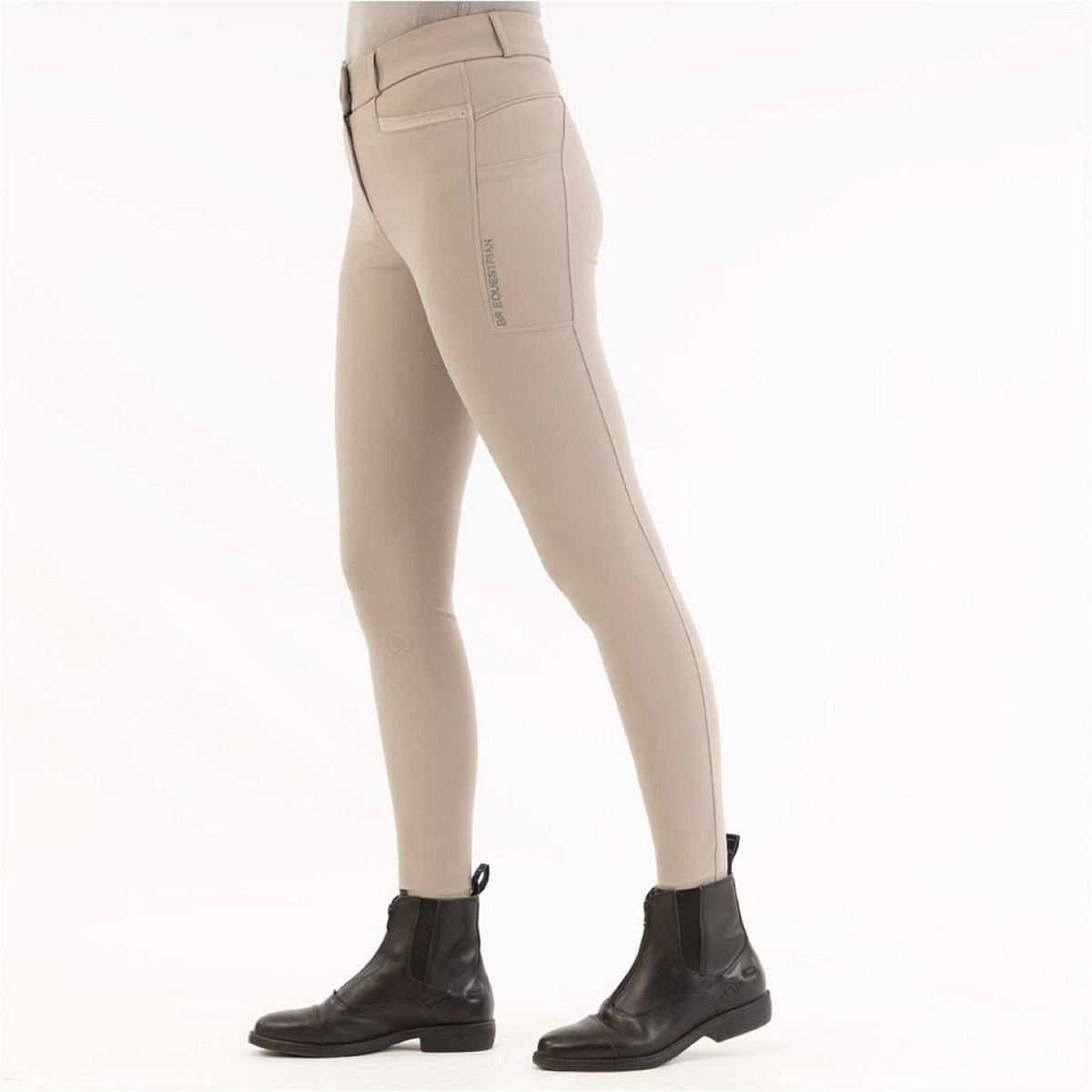 BR Pantaloni da Equitazione AW25 Jolijn Sedere in Silicone Donna Moon Rock