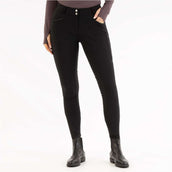 BR Pantaloni da Equitazione AW25 Softshell Jude Sedere in Silicone Donna Meteorite