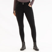 BR Pantaloni da Equitazione AW25 Softshell Jude Sedere in Silicone Donna Meteorite