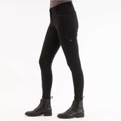 BR Pantaloni da Equitazione AW25 Softshell Jude Sedere in Silicone Donna Meteorite