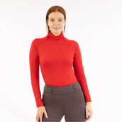 BR Maglione a Collo Alto AW25 Jasmin Donne Rosso Tango