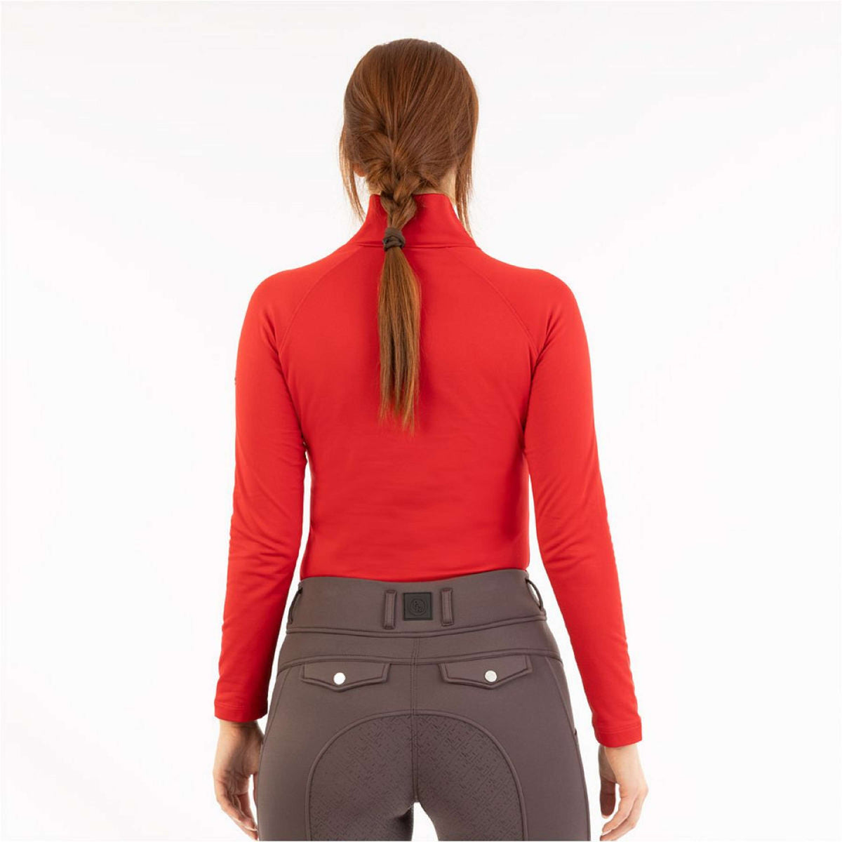 BR Maglione a Collo Alto AW25 Jasmin Donne Rosso Tango