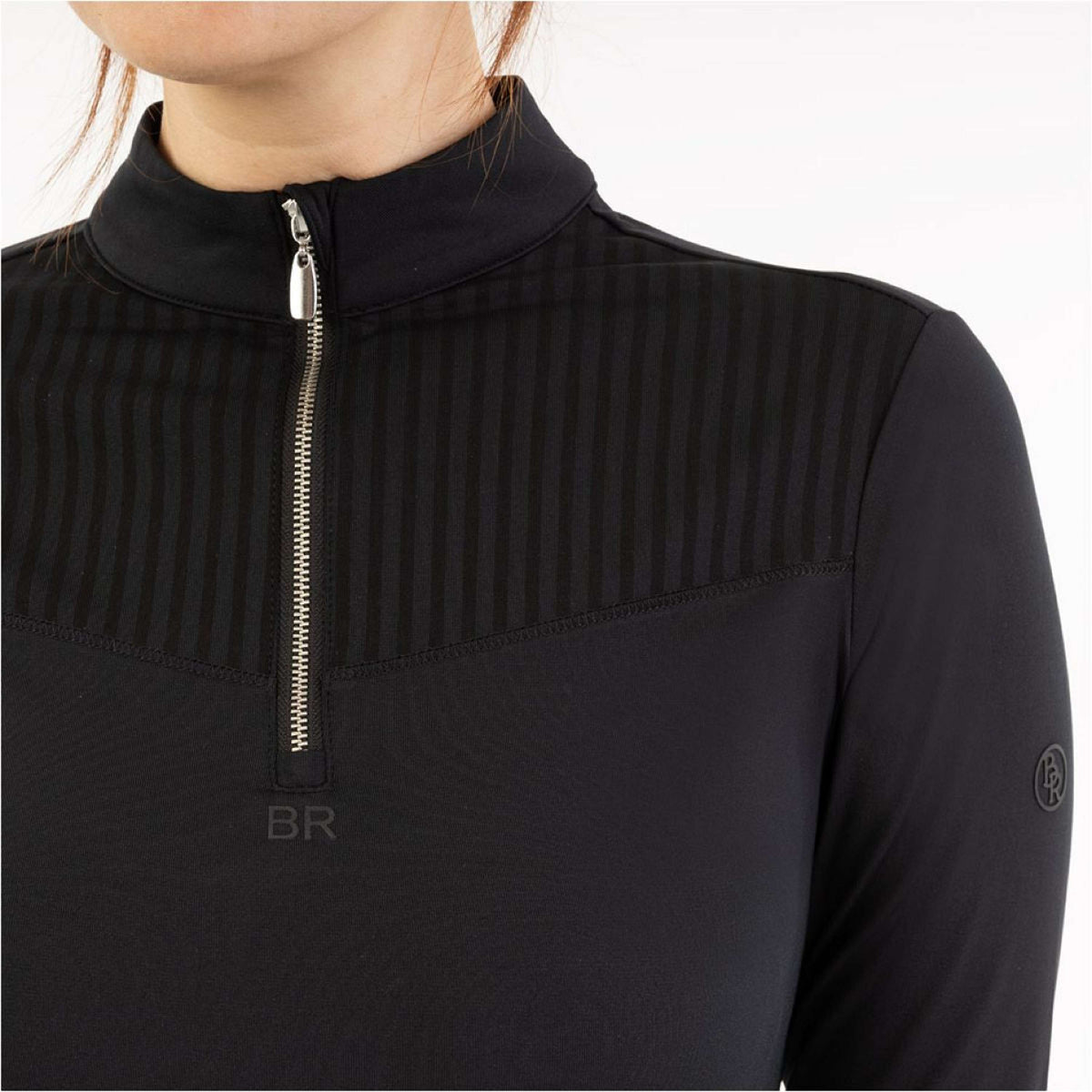 BR Pullover AW25 Half-Zip Jara Donne Meteorite