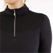 BR Pullover AW25 Half-Zip Jara Donne Meteorite