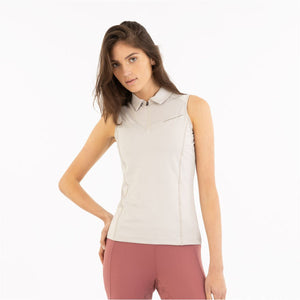 BR Poloshirt Isa Senza Maniche Chateau Grey