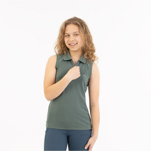 BR Poloshirt Eevolv Ilona Senza Maniche Balsam Green
