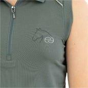 BR Poloshirt Eevolv Ilona Senza Maniche Balsam Green