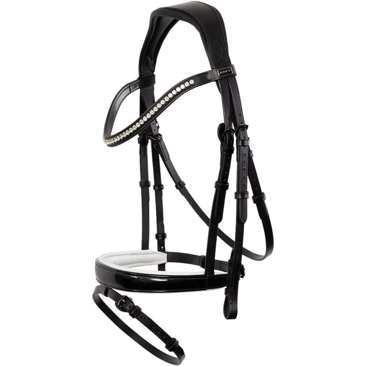 ANKY Briglia Metallic Patent ATH24001 Nero/Bianco