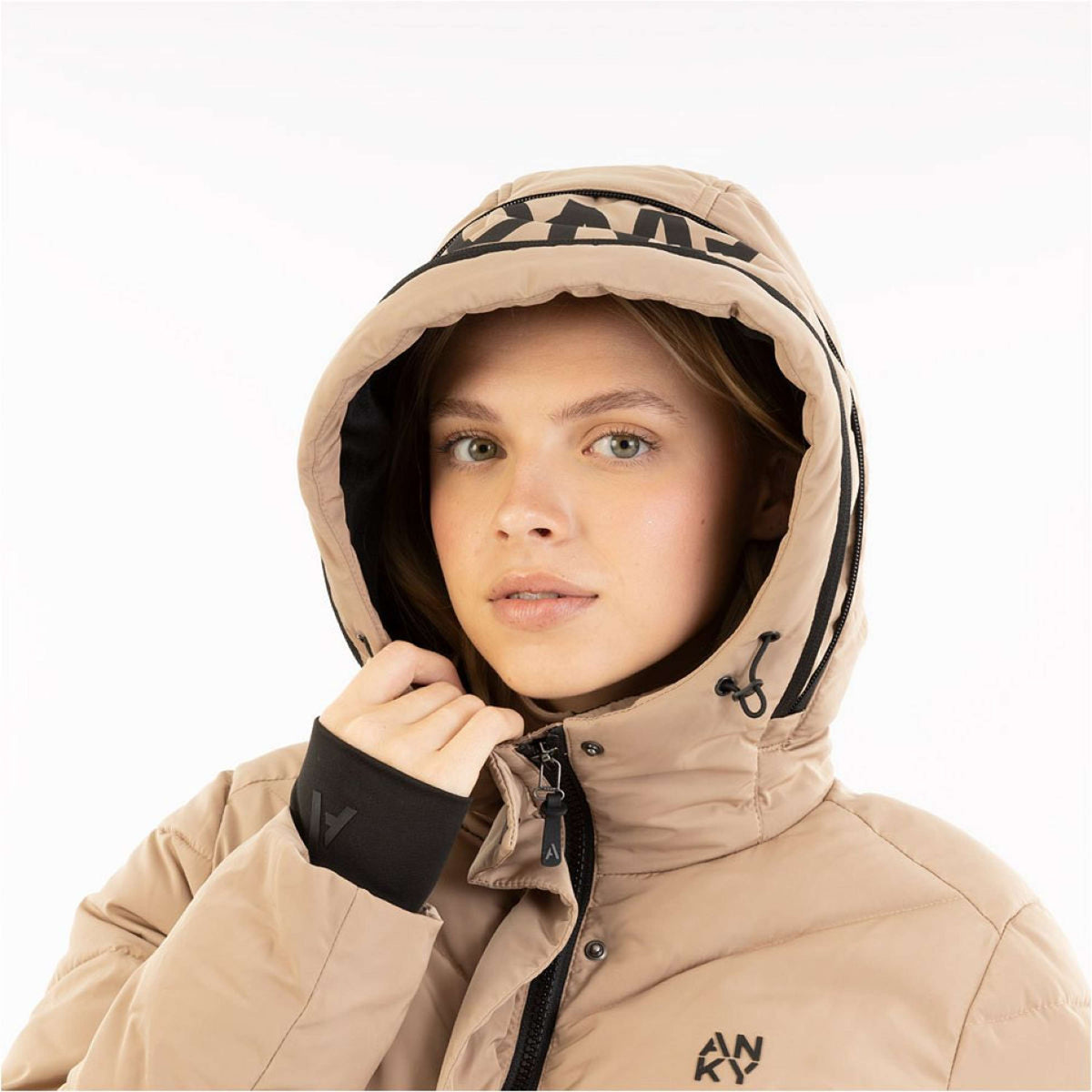 ANKY Cappotto Lungo AW25 Puffer Amphora
