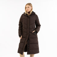 ANKY Cappotto Lungo AW25 Puffer Chocolate Torte