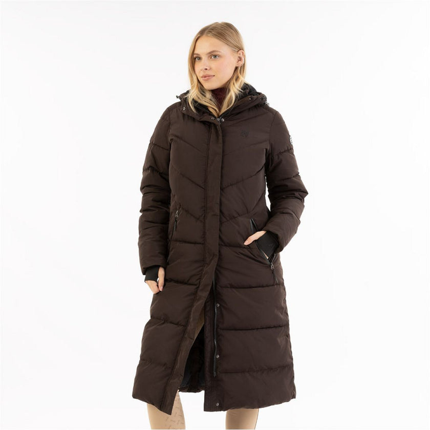 ANKY Cappotto Lungo AW25 Puffer Chocolate Torte