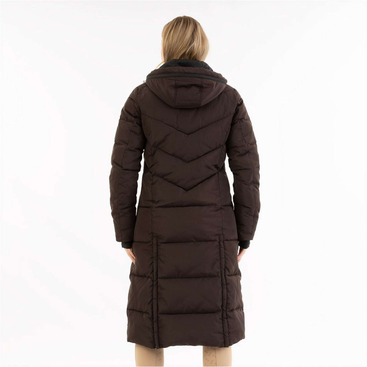 ANKY Cappotto Lungo AW25 Puffer Chocolate Torte