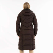 ANKY Cappotto Lungo AW25 Puffer Chocolate Torte
