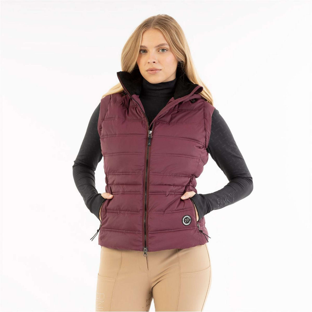 ANKY Gilet AW25 Padded Windsor Wine