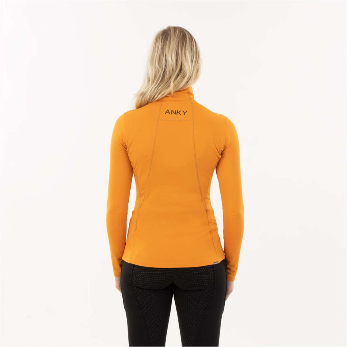 ANKY Pullover ATC232303 con Cerniera Golden Ochre