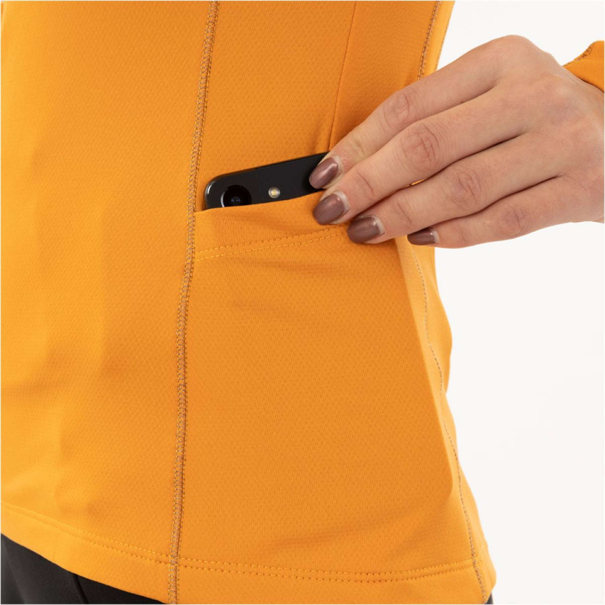 ANKY Pullover ATC232303 con Cerniera Golden Ochre