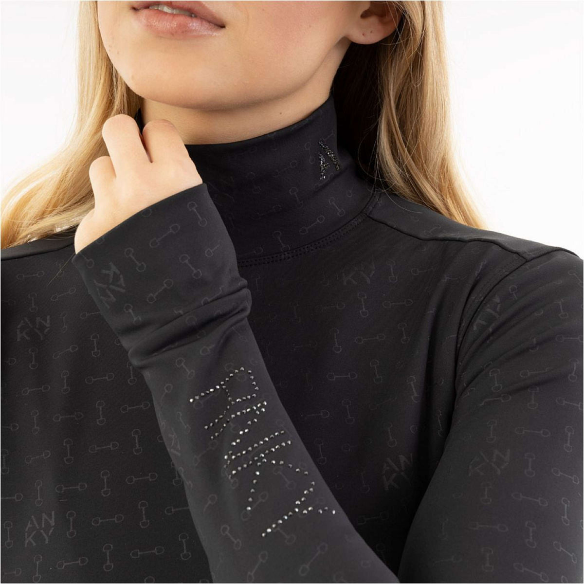 ANKY Shirt AW25 Mockneck Nero