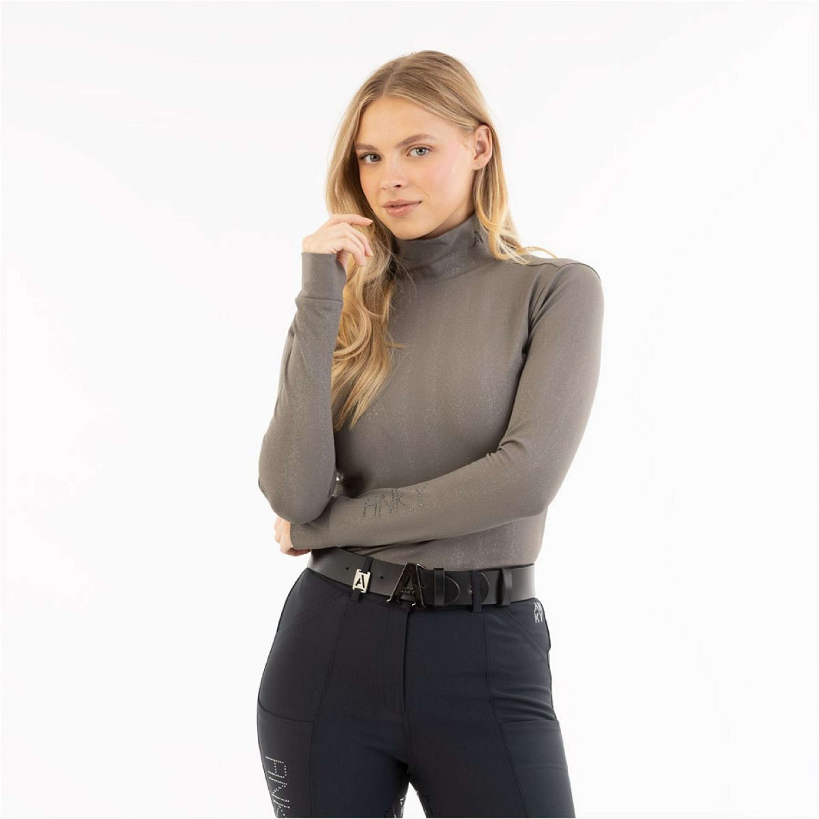 ANKY Shirt AW25 Mockneck Argento