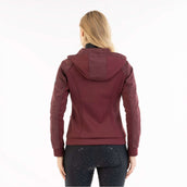 ANKY Felpa con cappuccio e zip AW25 Windsor Wine