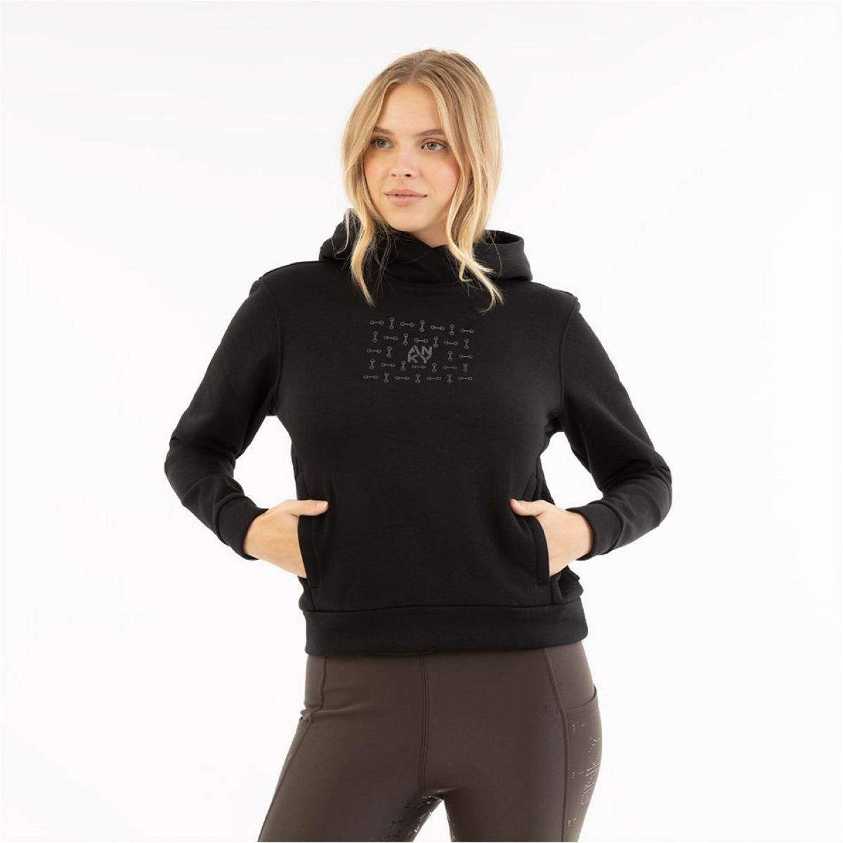 ANKY Felpa con cappuccio AW25 Nero
