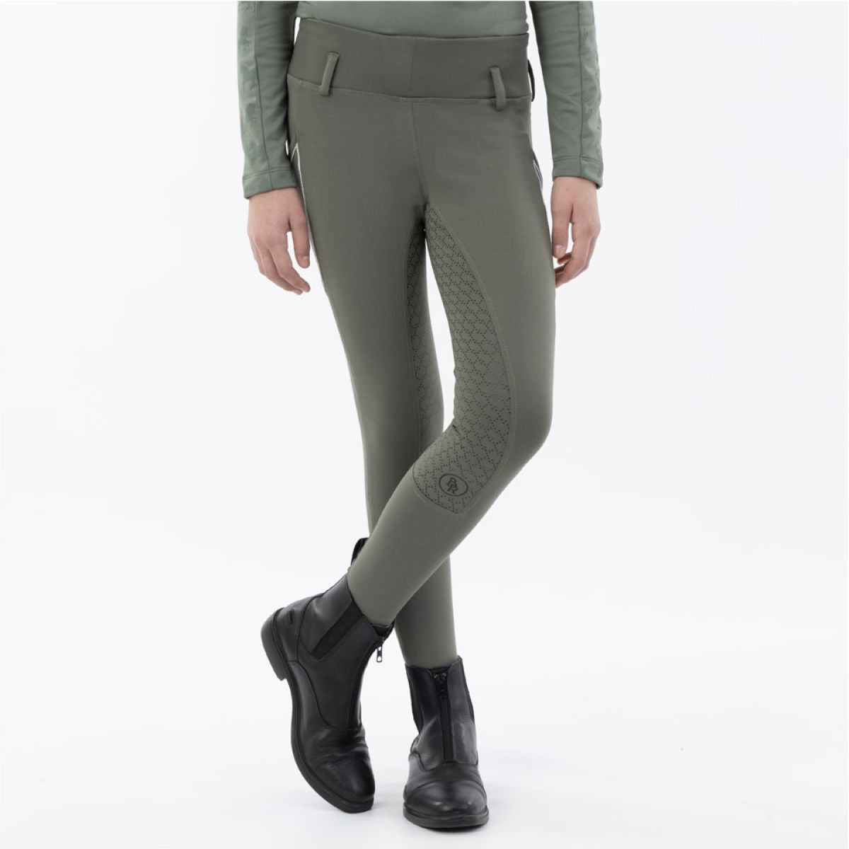 BR Leggings da Equitazione Diwa Verde Agave