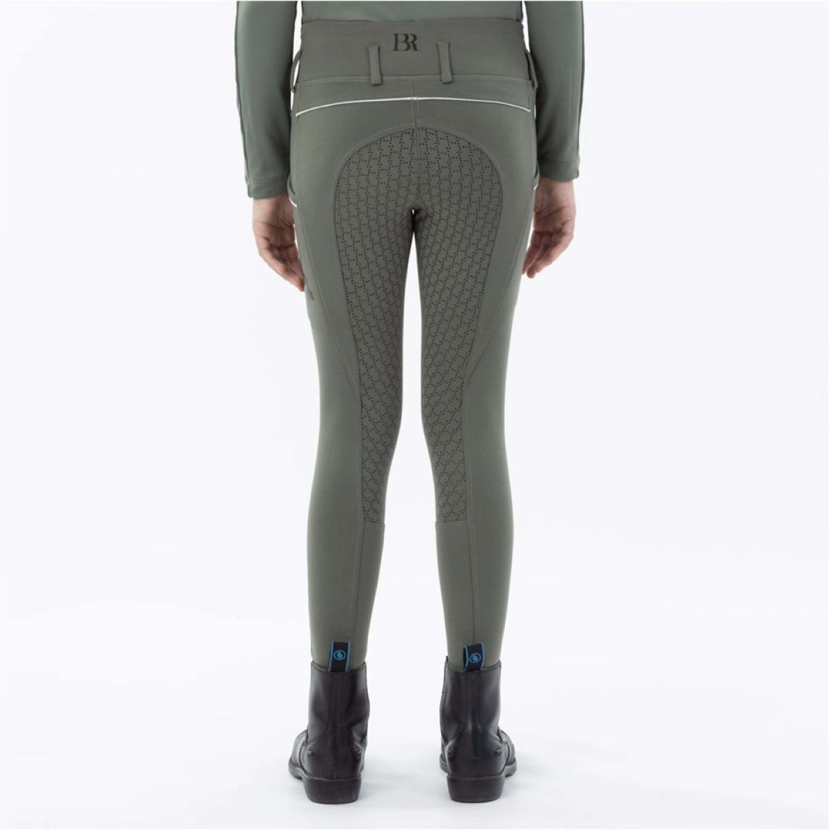 BR Leggings da Equitazione Diwa Verde Agave