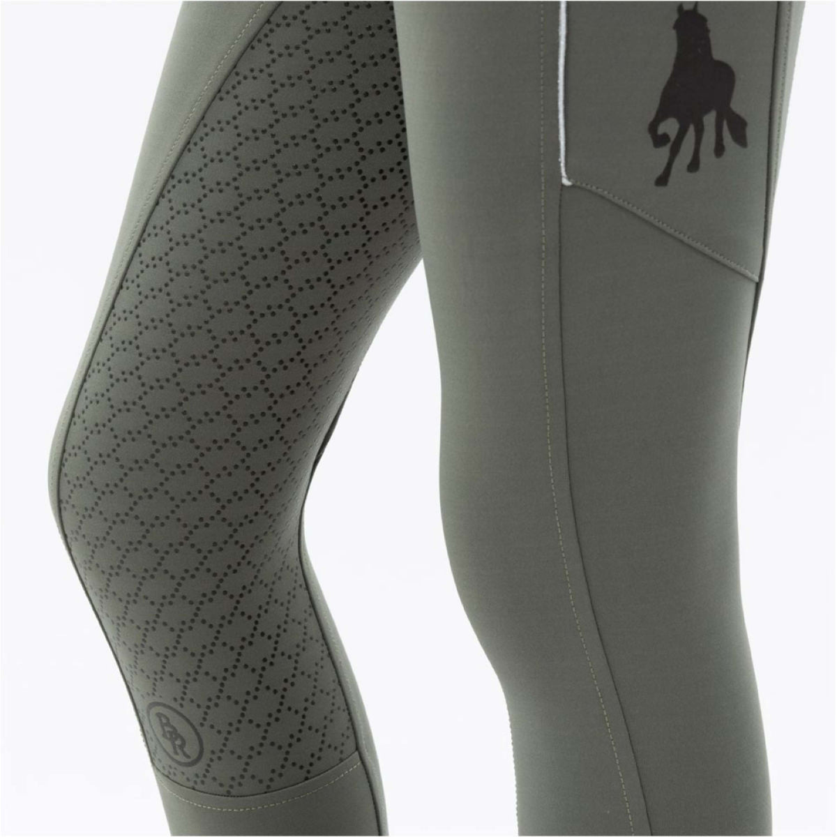 BR Leggings da Equitazione Diwa Verde Agave