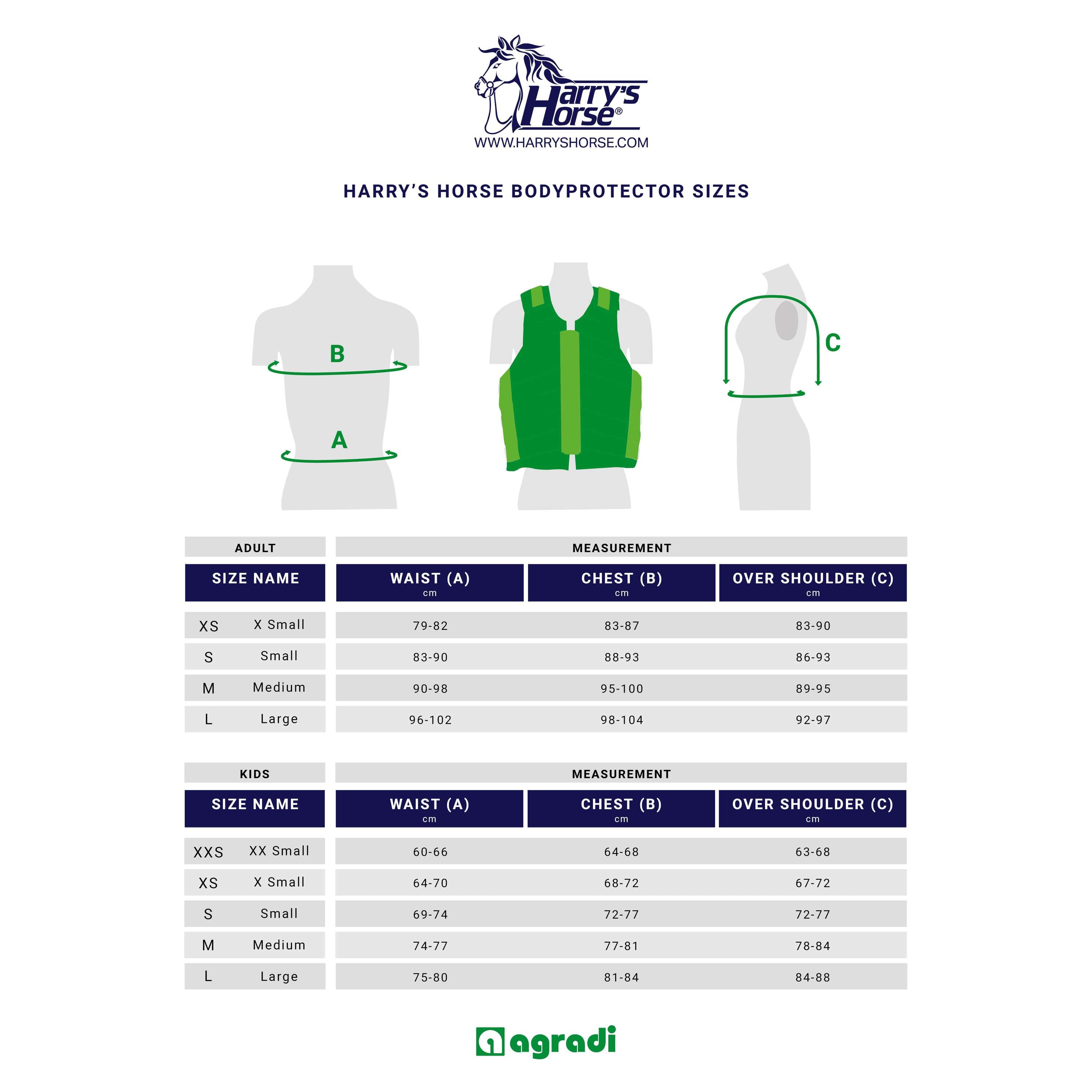 Harry's Horse Corpetto di protezione SlimFit Junior Nero