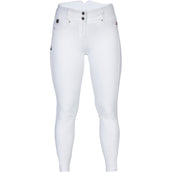 Back on Track Pantaloni da Equitazione Julia Knee Grip Bianco
