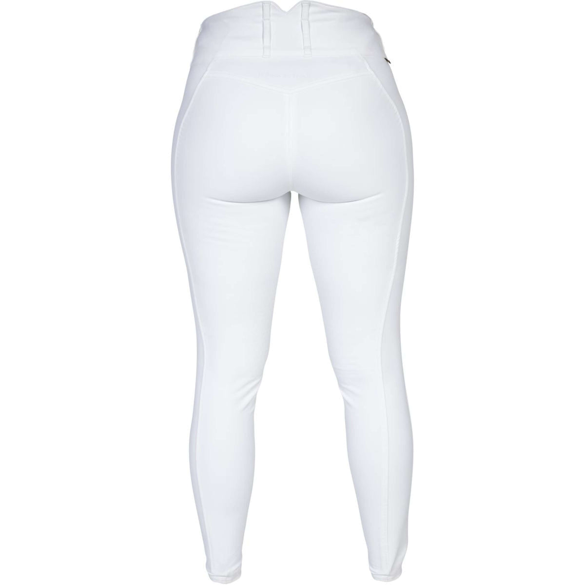 Back on Track Pantaloni da Equitazione Julia Knee Grip Bianco