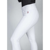Back on Track Pantaloni da Equitazione Julia Knee Grip Bianco