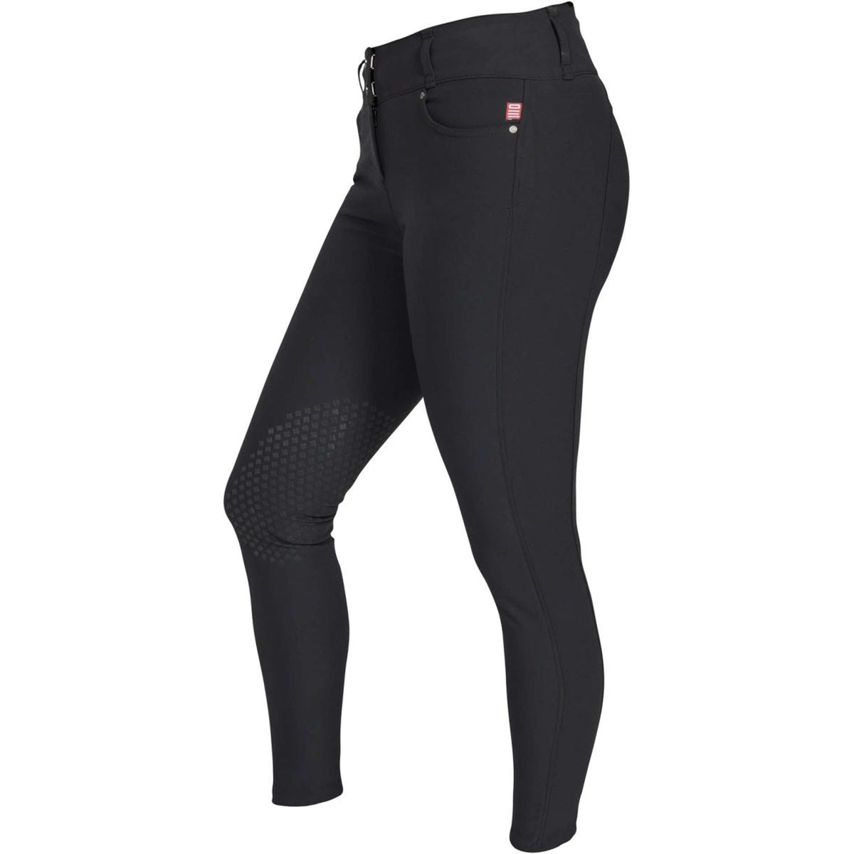 Back on Track Pantaloni da Equitazione Julia Knee Grip Nero