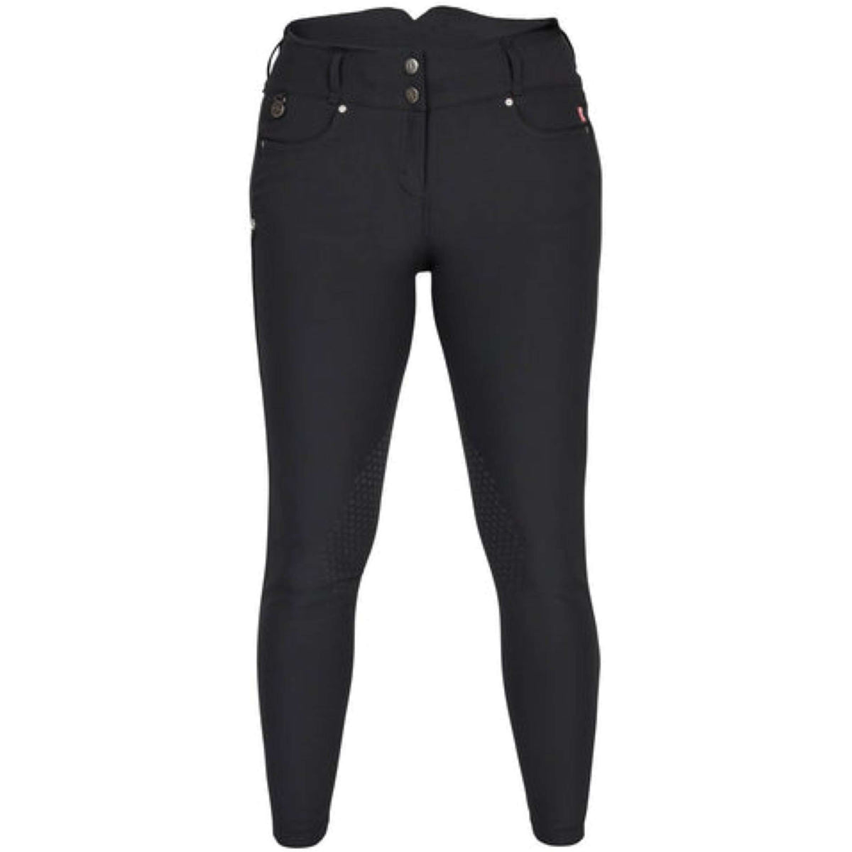 Back on Track Pantaloni da Equitazione Julia Knee Grip Nero
