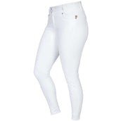 Back on Track Pantaloni da Equitazione Julia Full Grip Bianco