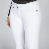 Back on Track Pantaloni da Equitazione Julia Full Grip Bianco