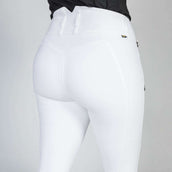 Back on Track Pantaloni da Equitazione Julia Full Grip Bianco