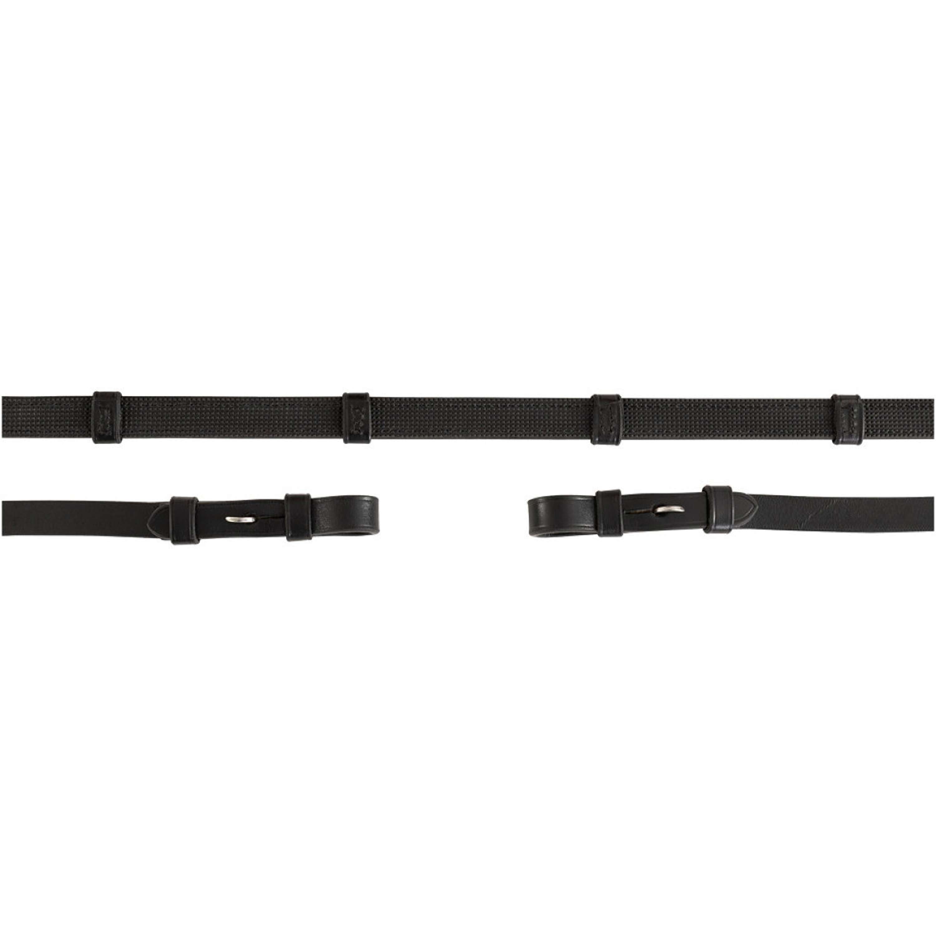 BR Redini Pelle con Fermagli Nero/Argento