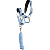 BR Set Cavezza Mini Horse Little Blue