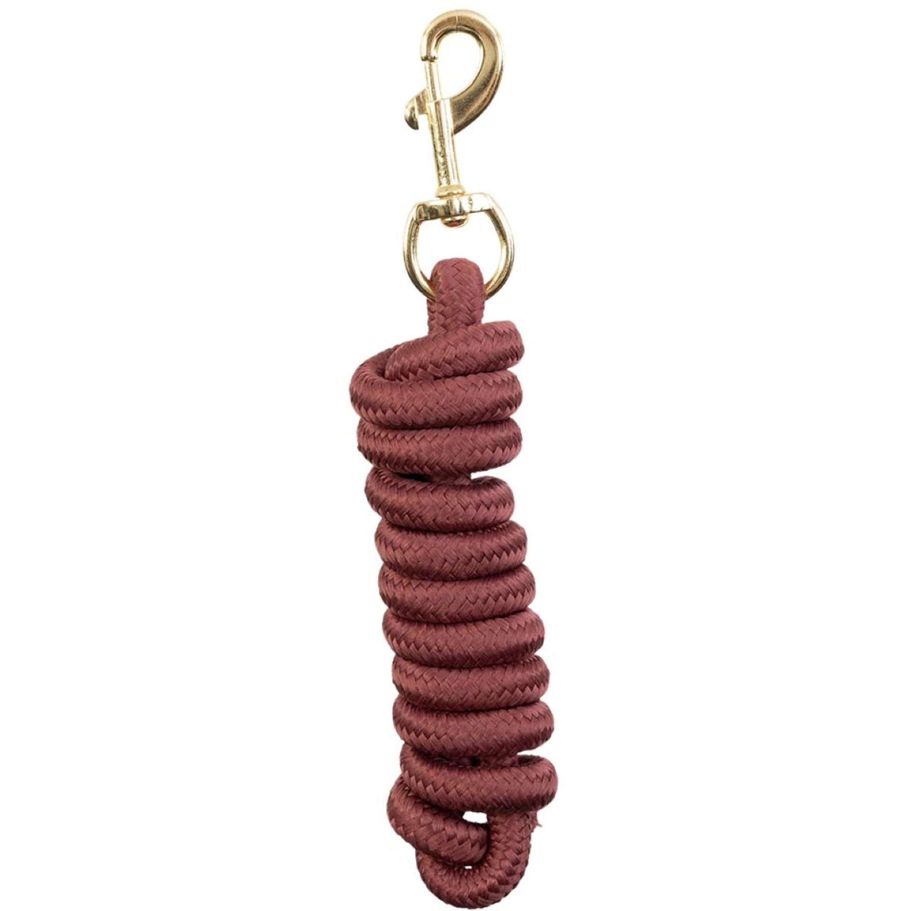 BR Corda per cavezza Moschettone In Ottone Maroon