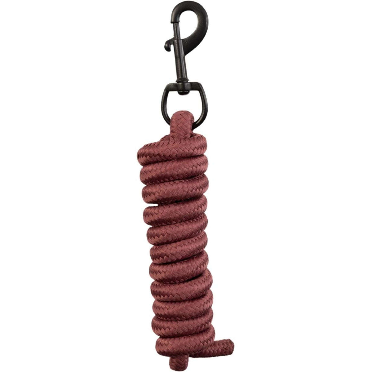 BR Corda per cavezza Moschettone Nero Opaco Maroon