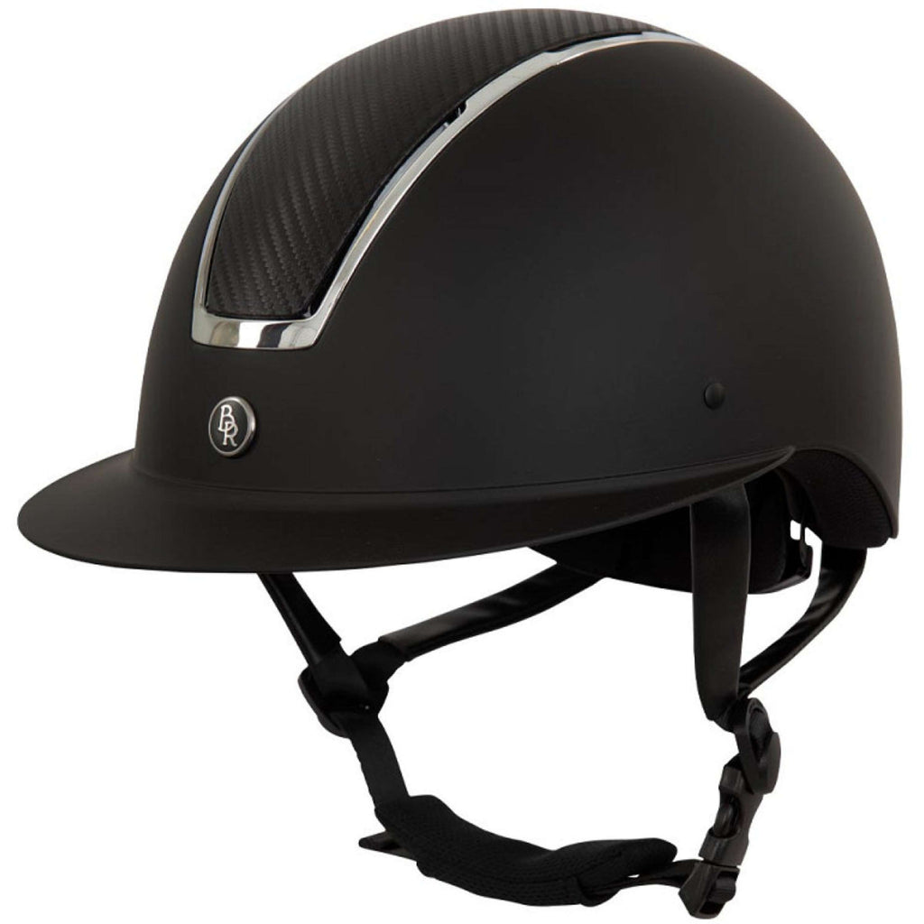 BR Casco da equitazione Omega painted Nero/Cromo